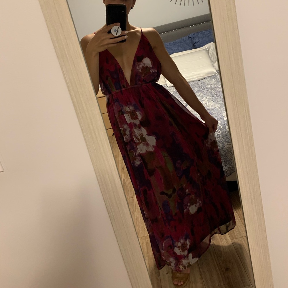 Lulus Floral Maxi Dress